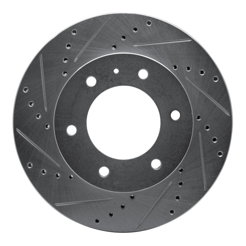 R1 Concepts R1 13-17 Ford Ranger (Mexico) Front Left Drilled & Slotted Silver Brake Rotor