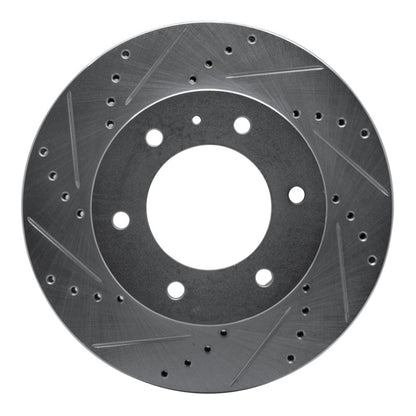 R1 Concepts R1 13-17 Ford Ranger (Mexico) Front Left Drilled & Slotted Silver Brake Rotor