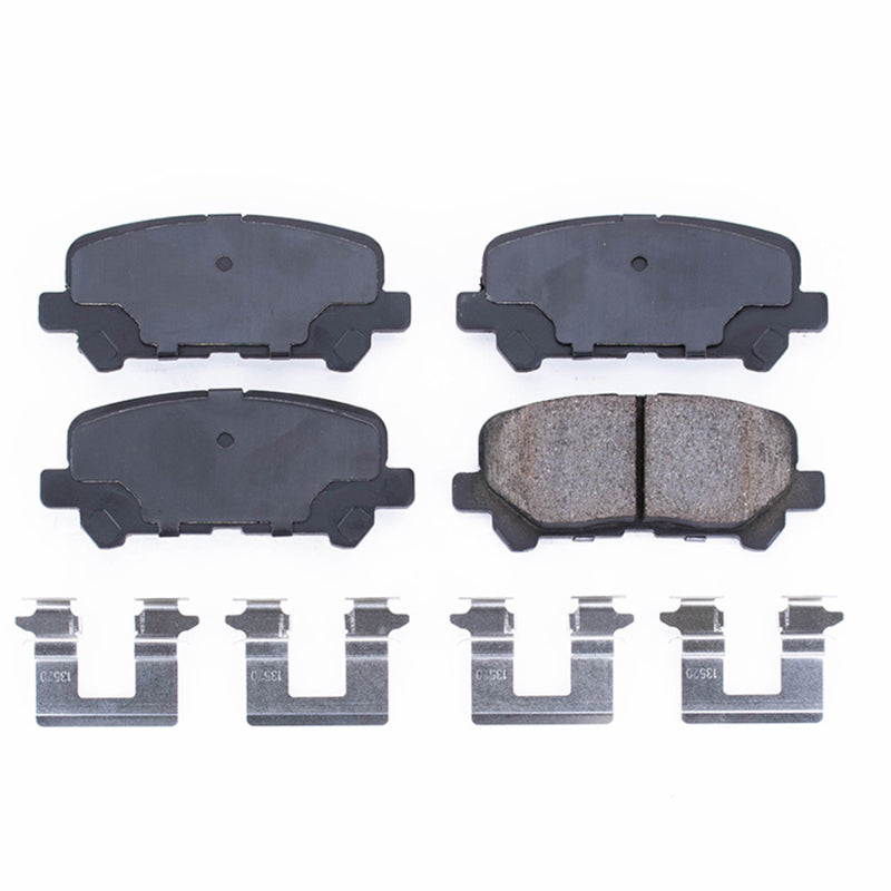 PowerStop Power Stop 07-13 Acura MDX Rear Z17 Evolution Ceramic Brake Pads w/Hardware