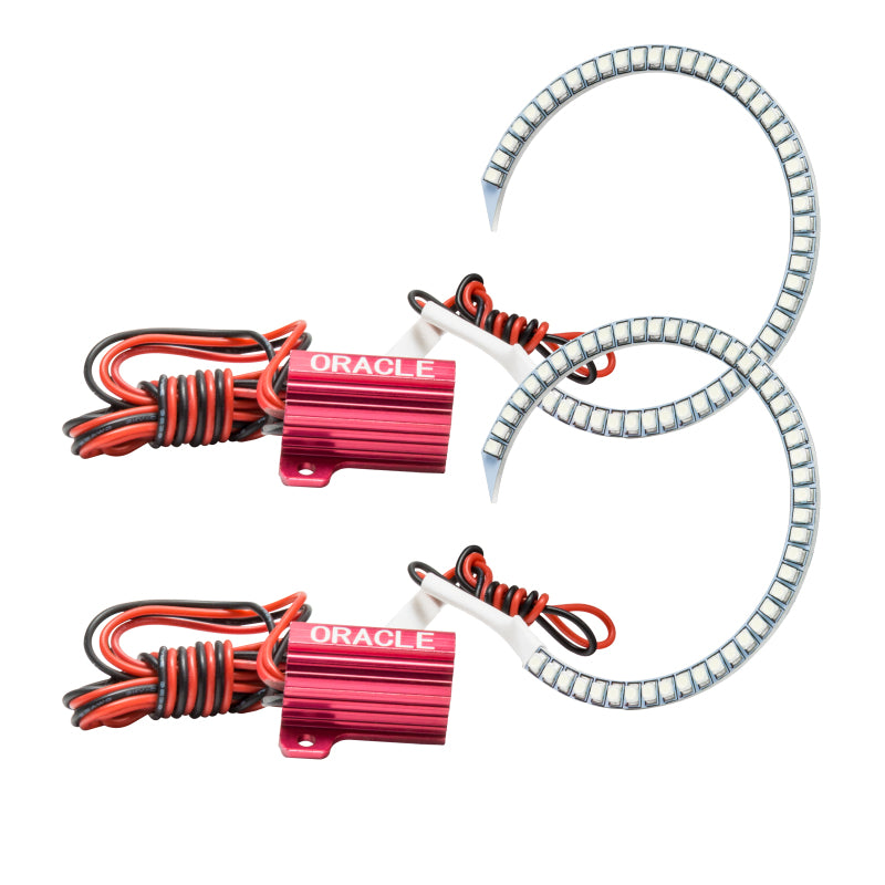 ORACLE Lighting Oracle 18-21 Ford Mustang LED Headlight Halo Kit - Red