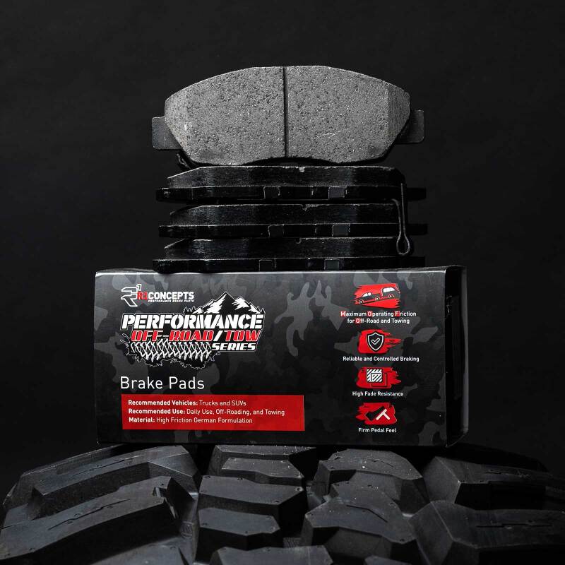 R1 Concepts R1 19-26 GMC Sierra 1500 2WD (Excl Heavy Duty & Limited) Front Off-Road/Tow Brake Pads