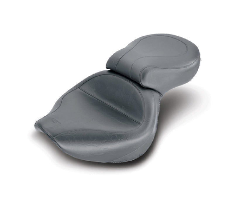 Mustang Motorcycle Mustang 01-08 Honda VT750DC Spirit Wide Touring 1PC Seat - Black