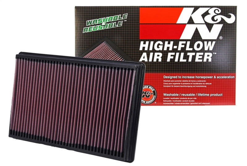 K&N Engineering K&N 02-10 Dodge Ram 1500/2500/3500 3.7/4.7/5.7L Drop In Air Filter
