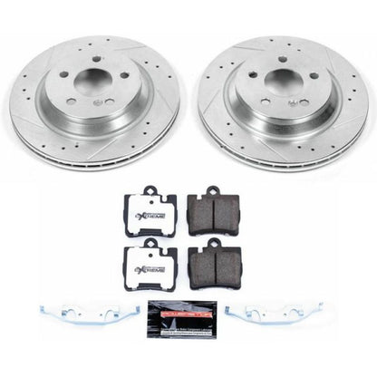 PowerStop Power Stop 00-03 Mercedes-Benz CL500 Rear Z26 Street Warrior Brake Kit
