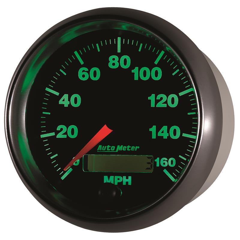 Autometer GS 3-3/8 inch 160 MPH In Dash Speedometer Gauge