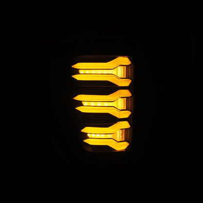 AlphaRex 21-22 Ford F-150 LUXX LED Taillights Black/Red