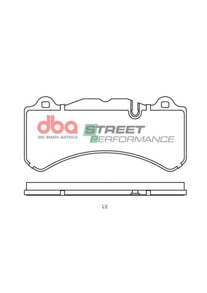 DBA 14-18 Volvo S60 II 3.0T AWD SP Performance Front Brake Pads