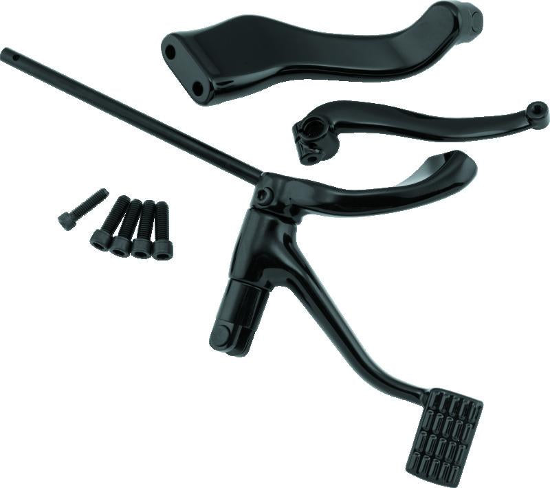 Bikers Choice 14-Up Sportster 2 Inch Extended Mid Control Kit Black