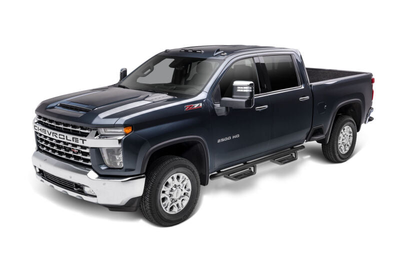 N-Fab Podium LG 2019 Chevy/GMC 1500 Crew Cab - Cab Length - Tex. Black - 3in