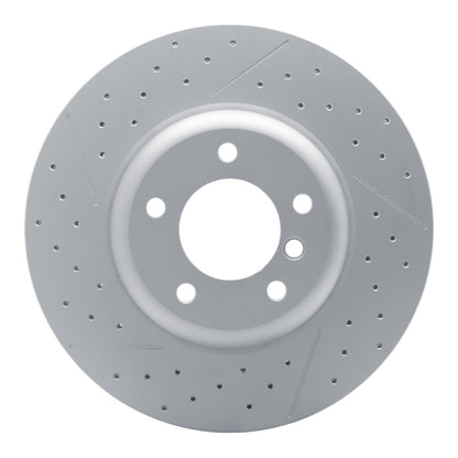 DFC 13-13 BMW 135IS Front Drilled and Slotted Hi-Carbon Alloy Geomet Coated Rotor