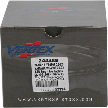 Vertex Pistons Vertex Piston 21-23 Yamaha WR 450 F 450cc Forged Replica Piston Kit