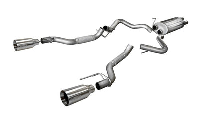 CORSA Performance Corsa 2017-2020 Ford F-150 Raptor 3.5L Sport Cat-Back Dual Rear Exit w/ 5in Satin Polished Tip