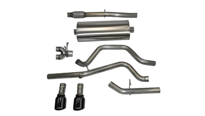 CORSA Performance Corsa 2014-2019 C Sierra/Chevy Silv 1500 Crew Cab/Std. Bed 5.3L V8 Black Sport Dual Rear CB Exhaust