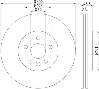 Mintex MDC2394 Brake Disc