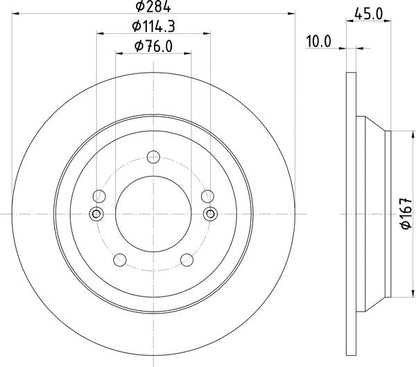Mintex MDC2606 Brake Disc