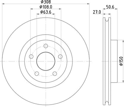 Mintex MDC2892C Brake Disc