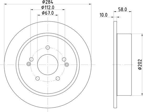 Mintex MDC3200C Brake Disc