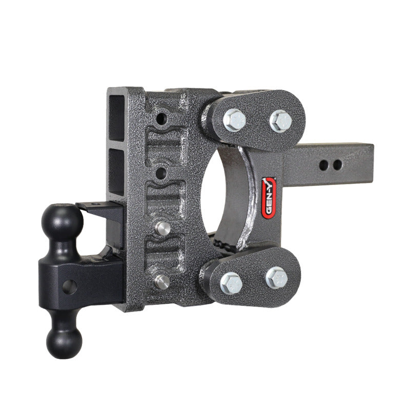 GEN-Y Hitch Gen-Y The Boss Torsion-Flex 2.5in Shank 6in Drop 21K Hitch w/GH-061 Dual-Ball/GH-062 Pintle Lock