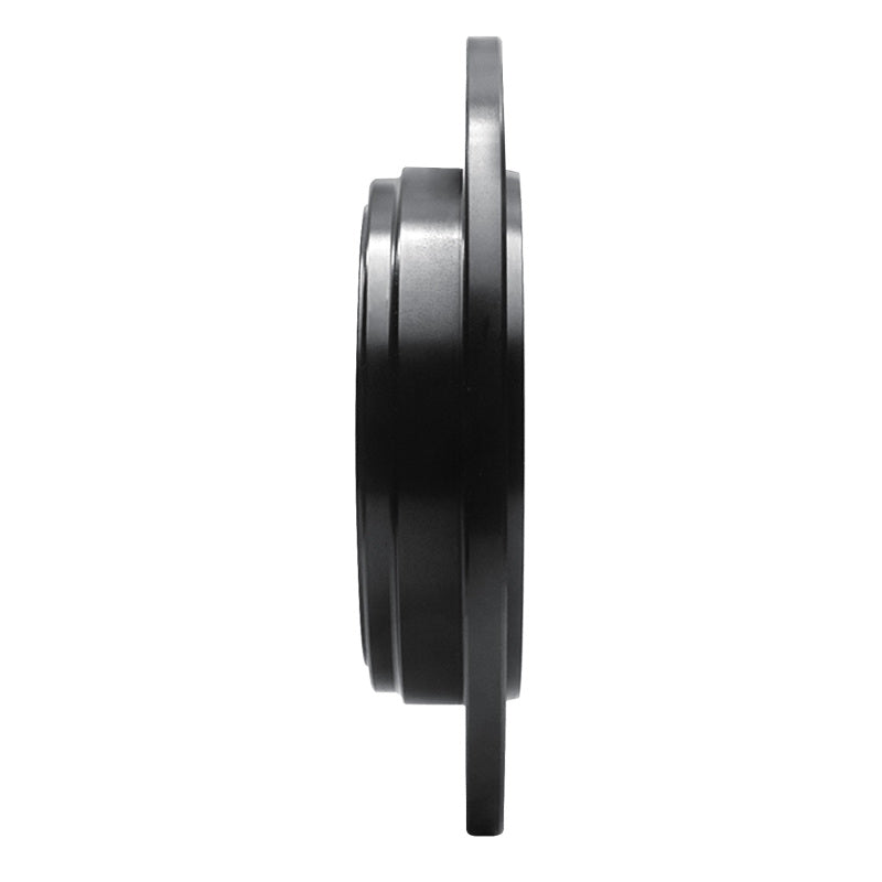 R1 Concepts R1 93-04 Chrysler LHS Rear Right Drilled & Slotted Black Brake Rotor