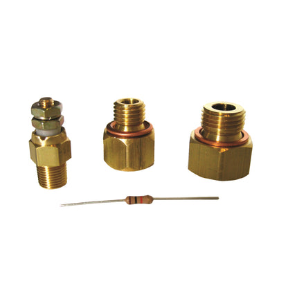 Autometer Gauge Install Kit for LS Engines (Includes Fittings/Short Temp Sensor/Manual)
