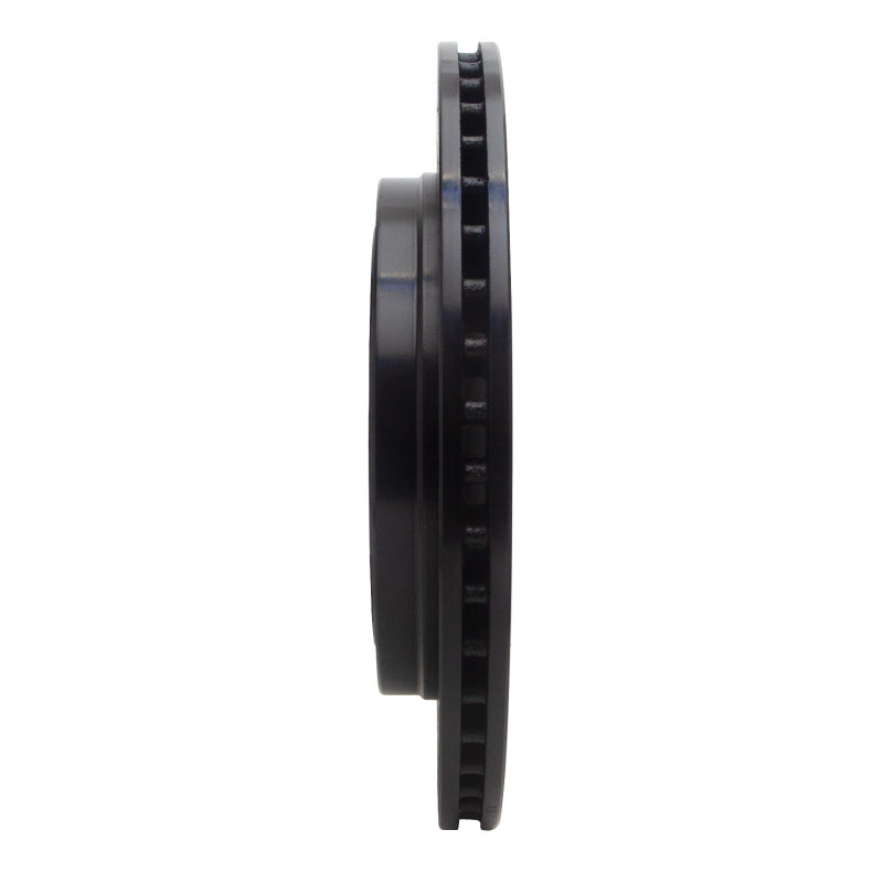 R1 Concepts R1 08-19 Cadillac CTS Rear Left Drilled & Slotted Black Brake Rotor