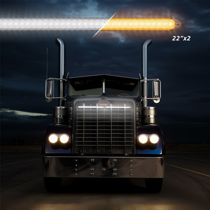 XKGLOW XK Glow 22In Switchback Grill Lights with Start-up Animation & Sequential Turn Signals