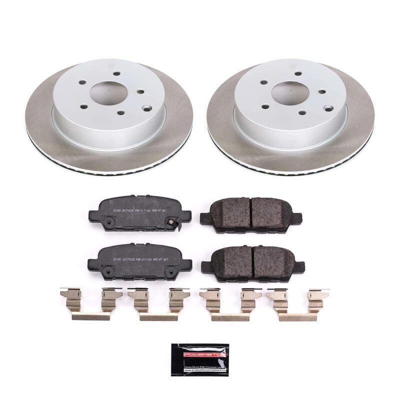 PowerStop Power Stop 14-17 Infiniti QX70 Rear Semi-Coated Rotor Kit