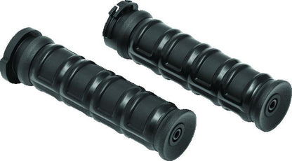 Kuryakyn Dillinger Grips Dual Cable Satin Black