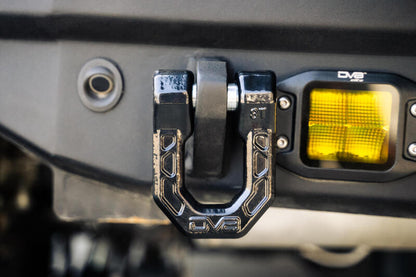 DV8 Offroad Elite Series D-Ring Shackles - Pair (Red)