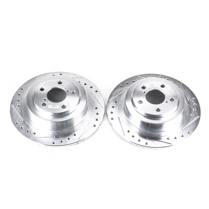 PowerStop Power Stop 03-06 Subaru Baja Rear Evolution Drilled & Slotted Rotors - Pair
