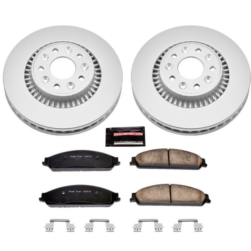 PowerStop Power Stop 05-07 Ford Five Hundred Front Z17 Evolution Geomet Coated Brake Kit