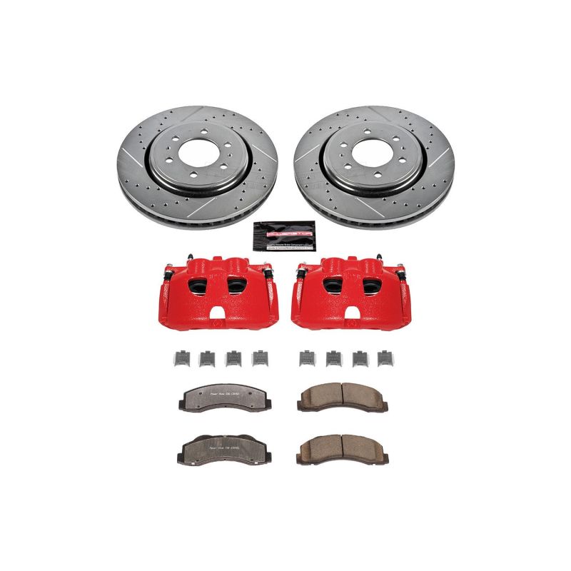 PowerStop Power Stop 10-21 Lincoln Navigator Front Z36 Truck & Tow Kit w/Cals