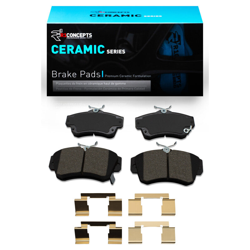 R1 Concepts R1 03-09 Chrysler PT Cruiser Front Ceramic Pads & Hardware Kit