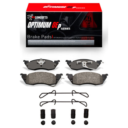 R1 Concepts R1 1991-1998 Dodge Dakota 4WD Front R1 Optimum OE Pads & Hardware Kit