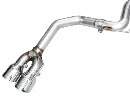 AWE Tuning AWE 2024 Ford Mustang GT Fastback S650 RWD Track Edition Cat-Back Exhaust w/ Quad Chrome Silver Tips