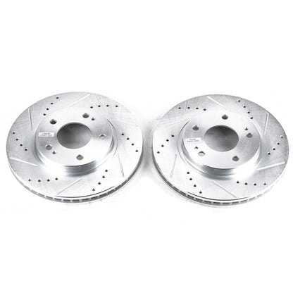 PowerStop Power Stop 01-05 Chrysler Sebring Front Evolution Drilled & Slotted Rotors - Pair
