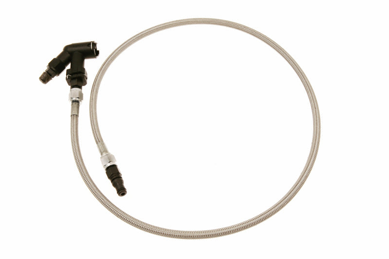 McLeod Racing McLeod Line Assy Mustang 2005-Up 36in W/Male Wire Clip Fittings & Elbow Bleeder