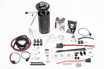 Radium Engineering Radium Nissan R32 GT-R Fuel Hanger Surge Tank Brushless TI Auto E5LM - Pumps Not Included