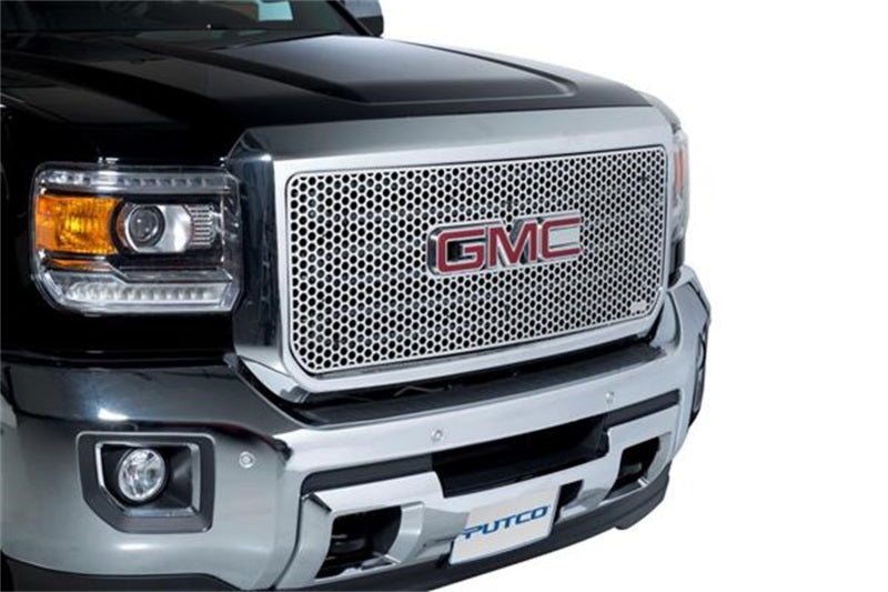 Putco 15-19 GMC Sierra HD (Does not Fit in All Terrain Model) Punch Stainless Steel Grilles