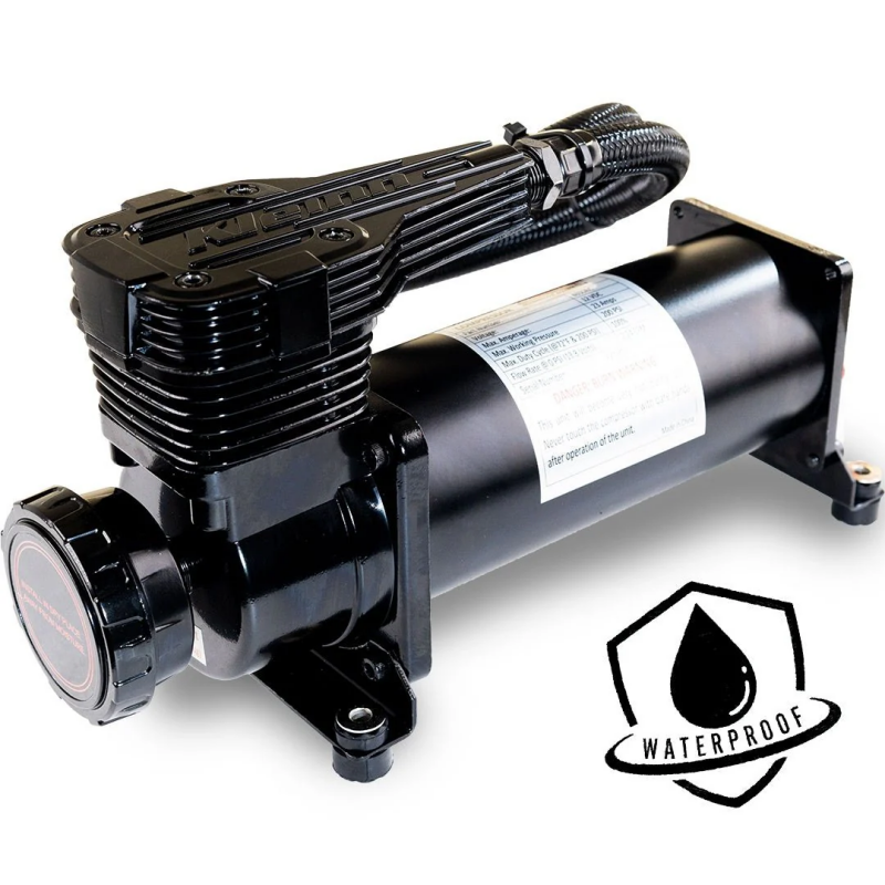 Kleinn Air Horns Kleinn 200 PSI Air Compressor - Waterproof 100 Percent Duty Cycle 2.24 CFM