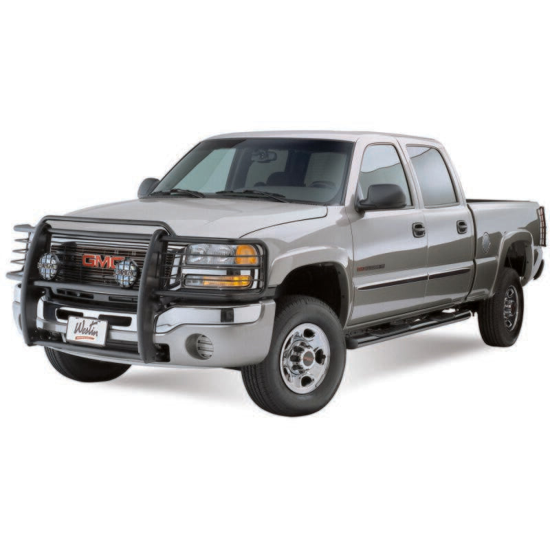 Westin 2004-2013 Chevy Silverado 1500 Crew Cab Premier Oval Nerf Step Bar Mount Kit - Black