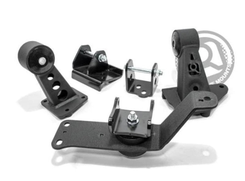 Innovative Mounts Innovative 00-09 Honda S2000 K-Series Black Steel Mounts 75A Bushings