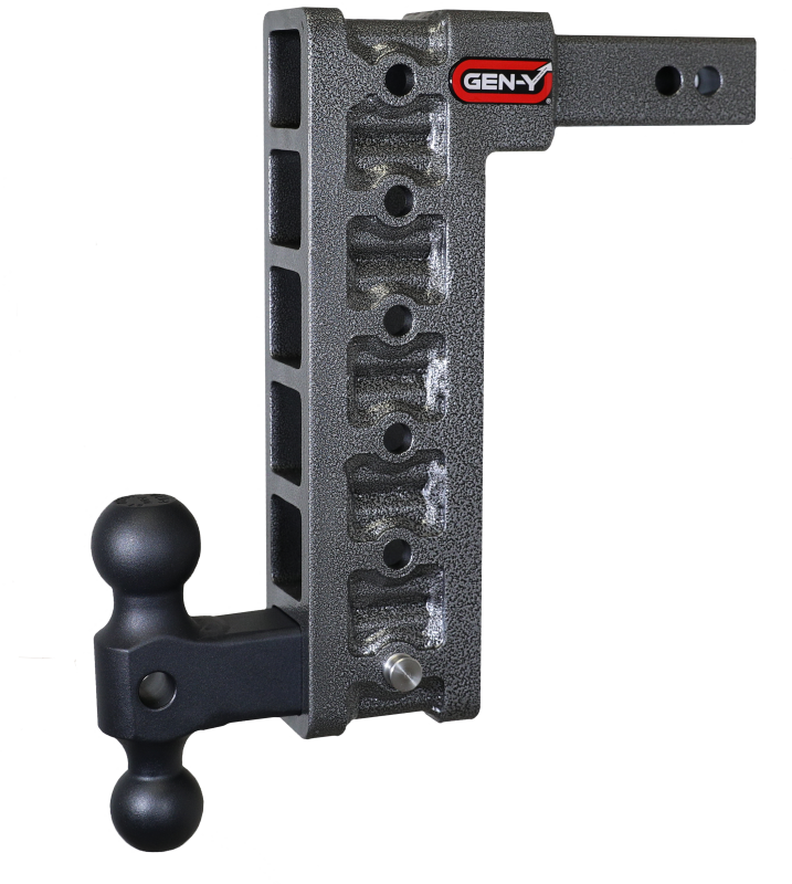 GEN-Y Hitch Gen-Y Mega Duty 2in Shank 12.5in Drop 10K Hitch w/Dual-Ball (Use w/Stabilizer Kit GH-0100)