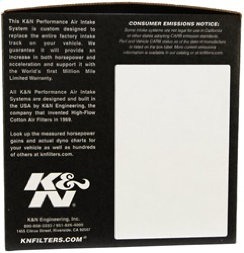 K&N Engineering K&N Performance Intake Kit BMW Z3 2.0 24V 6CYL DOHC, 1999-2000