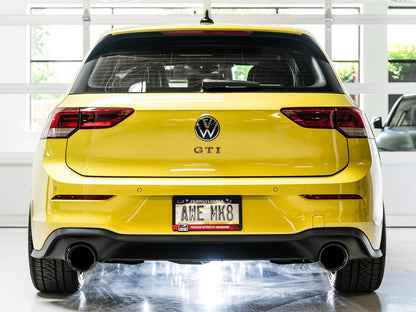 AWE Tuning 2022 VW GTI MK8 Track Edition Exhaust - Diamond Black Tips