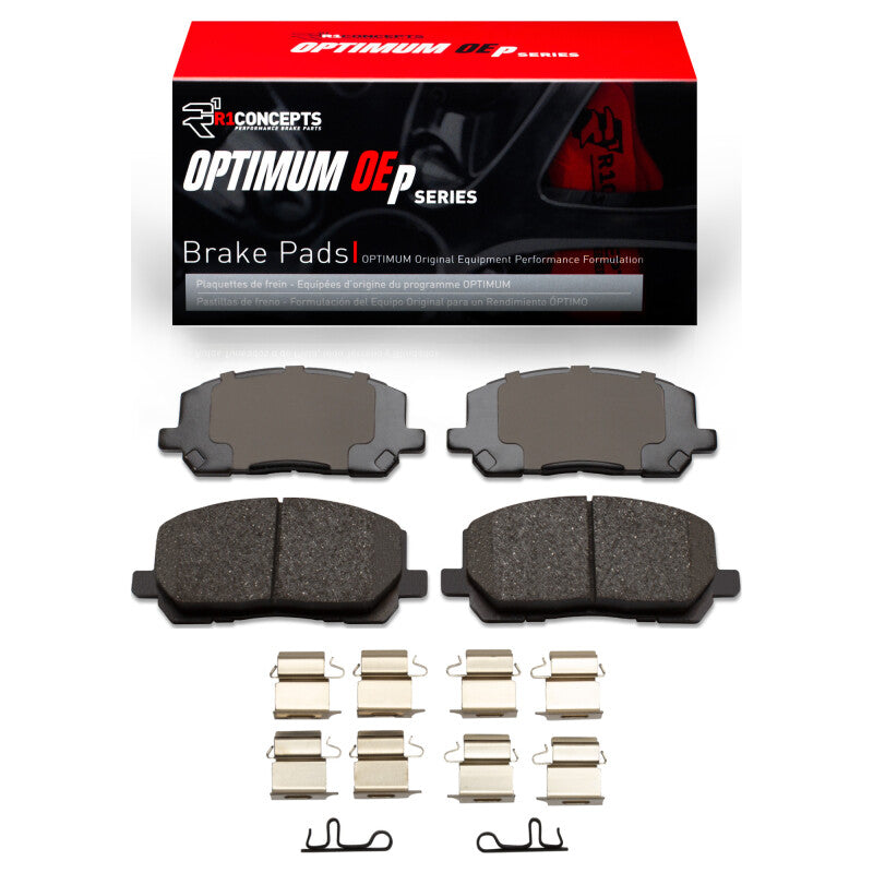 R1 Concepts R1 01-07 Toyota Highlander Front Optimum OE Pads & Hardware Kit