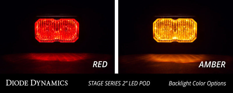 Diode Dynamics Stage Series 2 In LED Pod Pro - White Flood Standard ABL Each