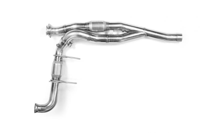 Kooks Headers Kooks 10-14 Ford Raptor SVT 6.2L 4V ALL 3in SS OEM Exhaust GREEN Cat Y Pipe