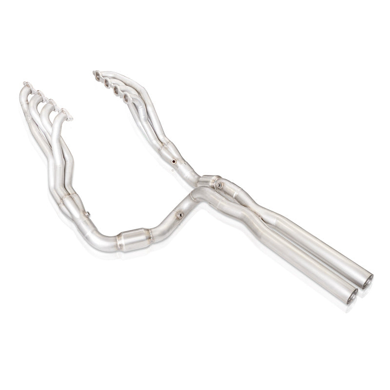 Stainless Works 2019+ Chevrolet Silverado 5.3/6.2 Catted Headers 1-7/8in Primaries 3in Leads X-Pipe