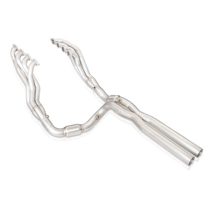 Stainless Works 2019+ Chevrolet Silverado 5.3/6.2 Catted Headers 1-7/8in Primaries 3in Leads X-Pipe